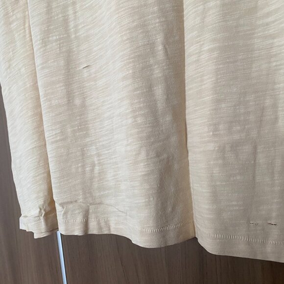 Gallery Dept Ripped Beige Sleeveless T-Shirt - Picture 7 of 8